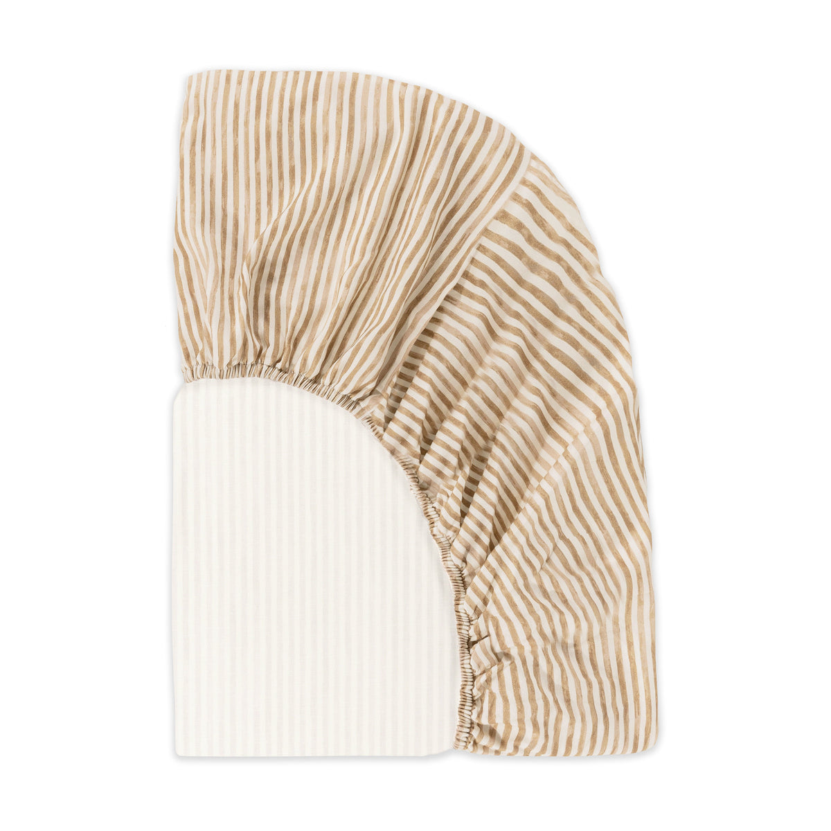 T34335AS,Nate Berkus x Babyletto Crib Sheet in Autumn Stripe