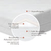 M5346C,Pure Core Non-Toxic Mini Crib Mattress with Hybrid Cover