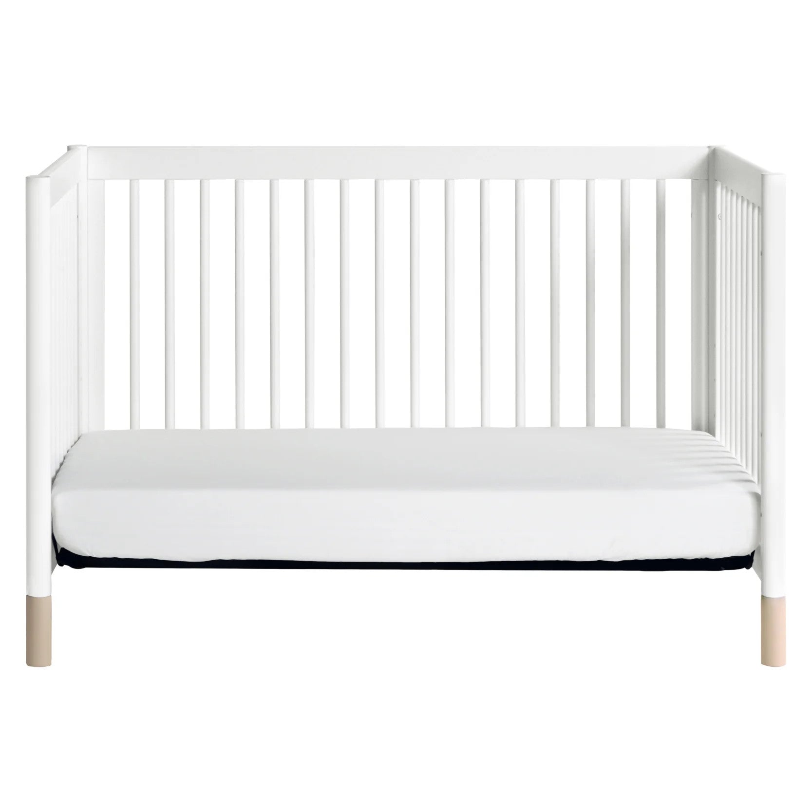 M12901WNX,Gelato 4-in-1 Convertible Crib w/Toddler Conversion Kit in White  NX Feet