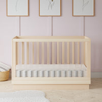 M8601KNX,Harlow 3-in-1 Convertible Crib w/Toddler Bed Conversion Kit in Washed Natural/