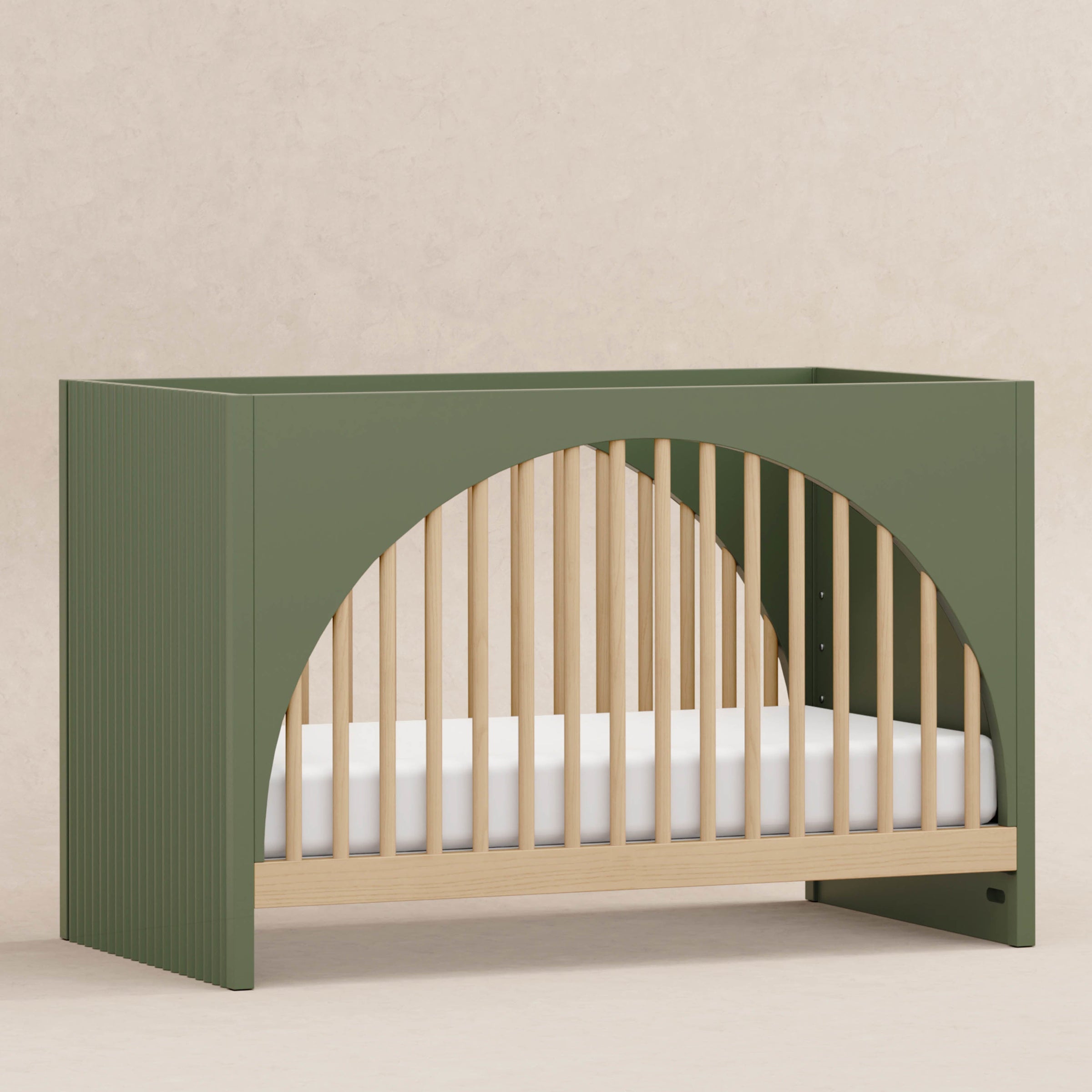 M30201OLSH,Moab 3-in-1 Convertible Crib in Olive/Ash