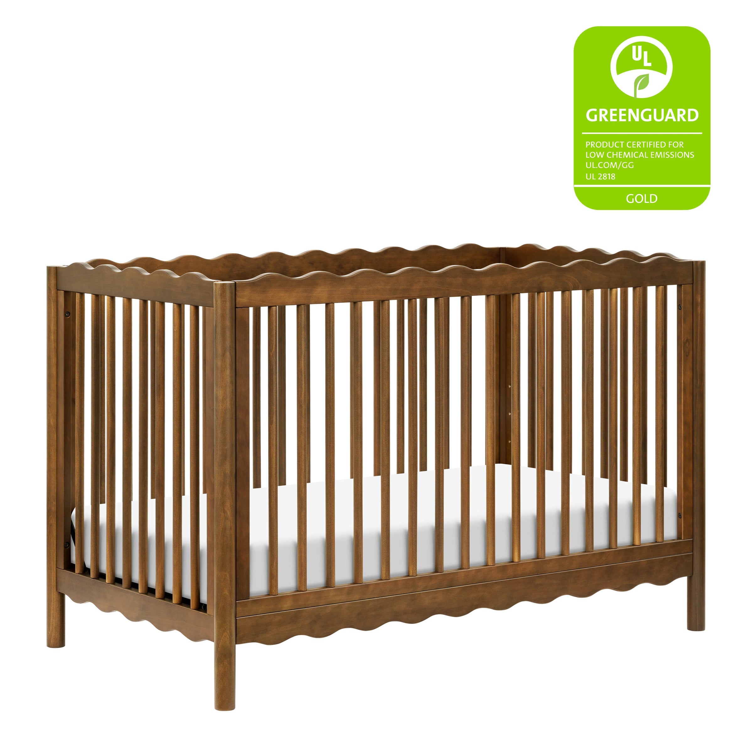 M27901NL,Swell 4-in-1 Convertible Crib w/Toddler Conversion Kit in Natural Walnut