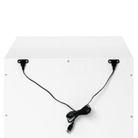 M4260W,Hudson Nightstand with USB Port in White