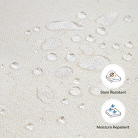 B17186PCMEWLB,Willa Plus Power Glider Recliner w/ Power Headrest in Performance Cream Eco-Weave w/Light Wood base