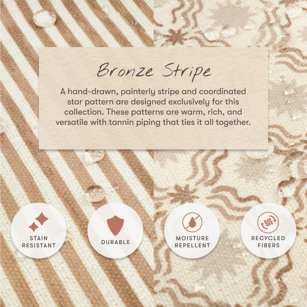 M23085BSCTB,Nate Berkus x Babyletto Sigi Power Recliner in Perf Bronze Stripe Eco-Crossweave w/Toffee Base
