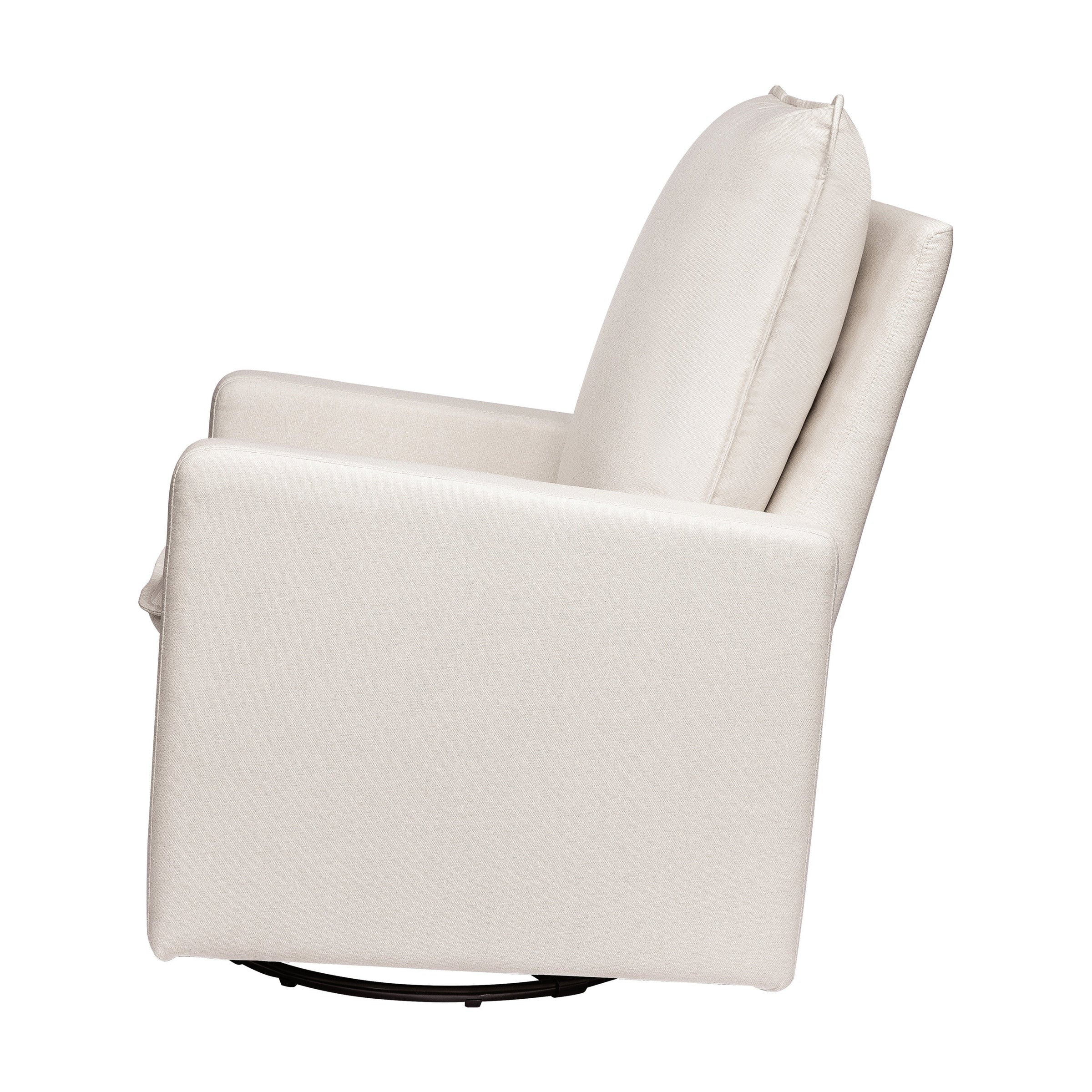 M20987PCMEW,Cali Pillowback Swivel Glider in Performance Cream Eco-Weave