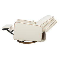 M23085PCMTB,Nate Berkus x Babyletto Sigi Power Recliner in Performance Cream Linen w/ Toffee Base