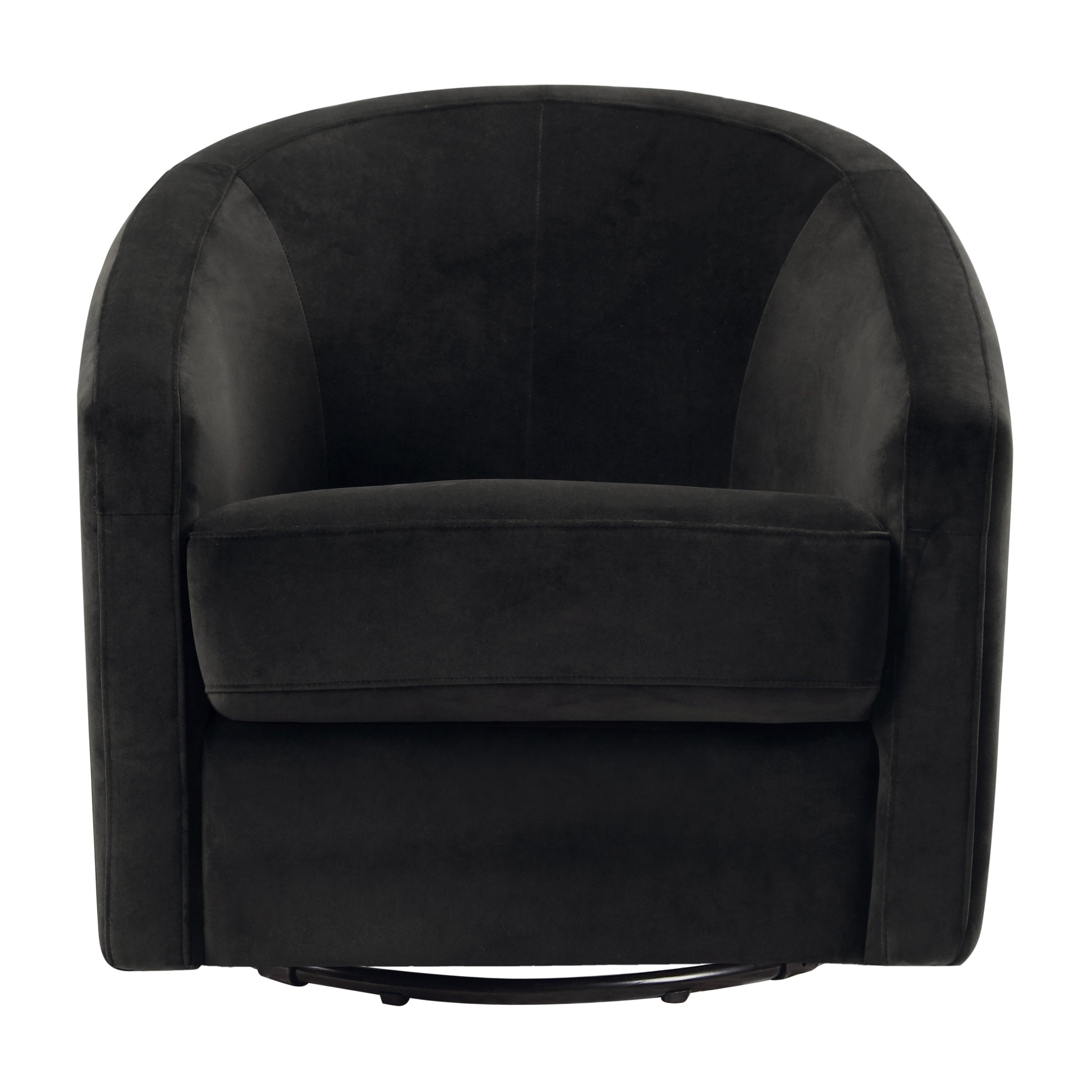 M5887BLKV,Madison Swivel Glider in Black Velvet