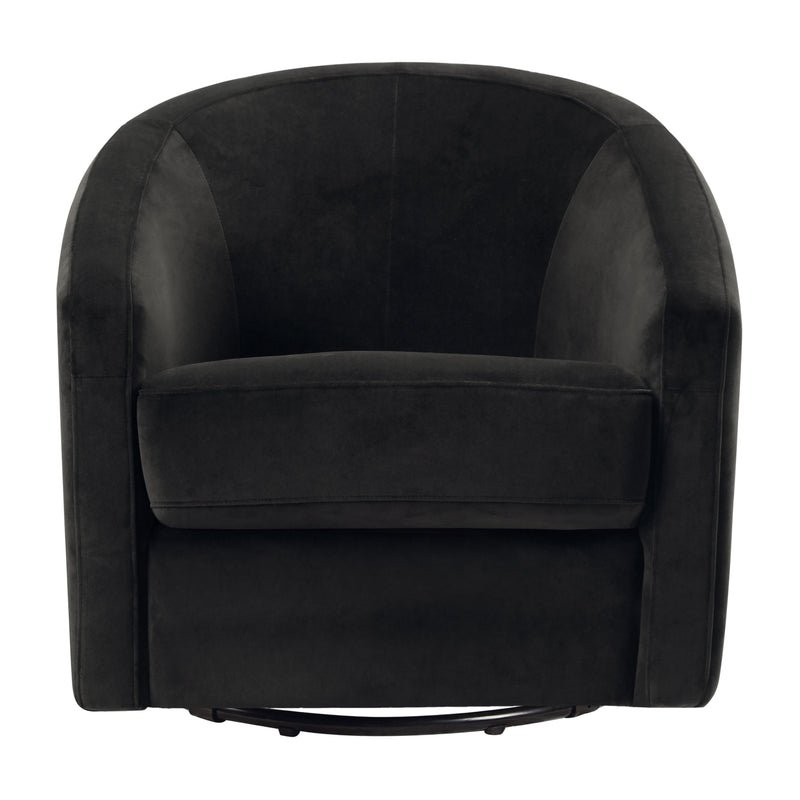 M5887BLKV,Madison Swivel Glider in Black Velvet