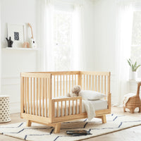 M4201N,Hudson 3-in-1 Convertible Crib w/Toddler Bed Conversion Kit in Natural Finish