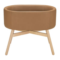 M26834GCLB,babyletto x GATHRE Capsule Bassinet in Camel