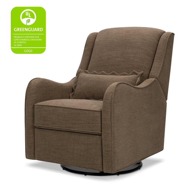 M27787PTEB,Devon Recliner and Swivel Glider in Performance Truffle Eco-Basketweave