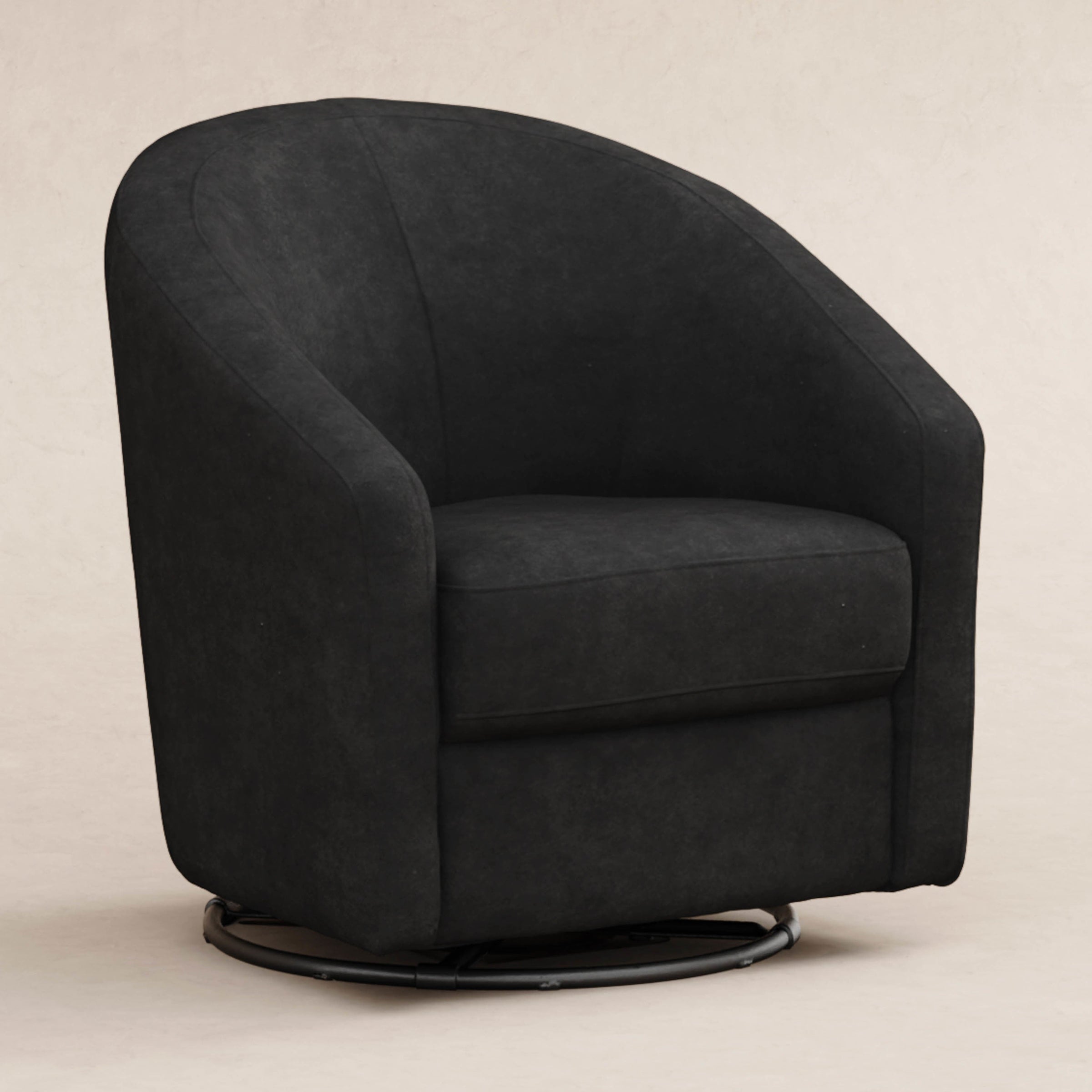 M5887BLKV,Madison Swivel Glider in Black Velvet