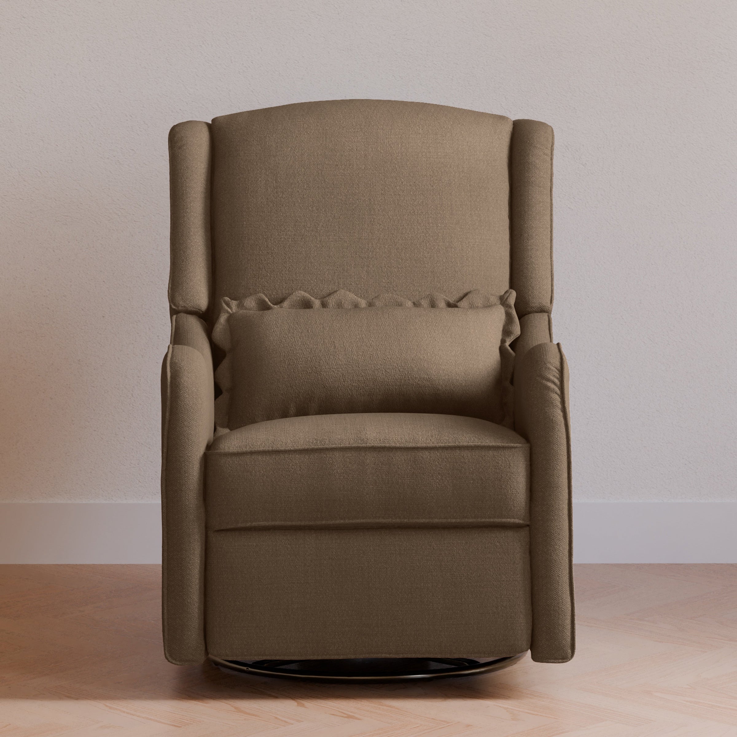 M27787PTEB,Devon Recliner and Swivel Glider in Performance Truffle Eco-Basketweave