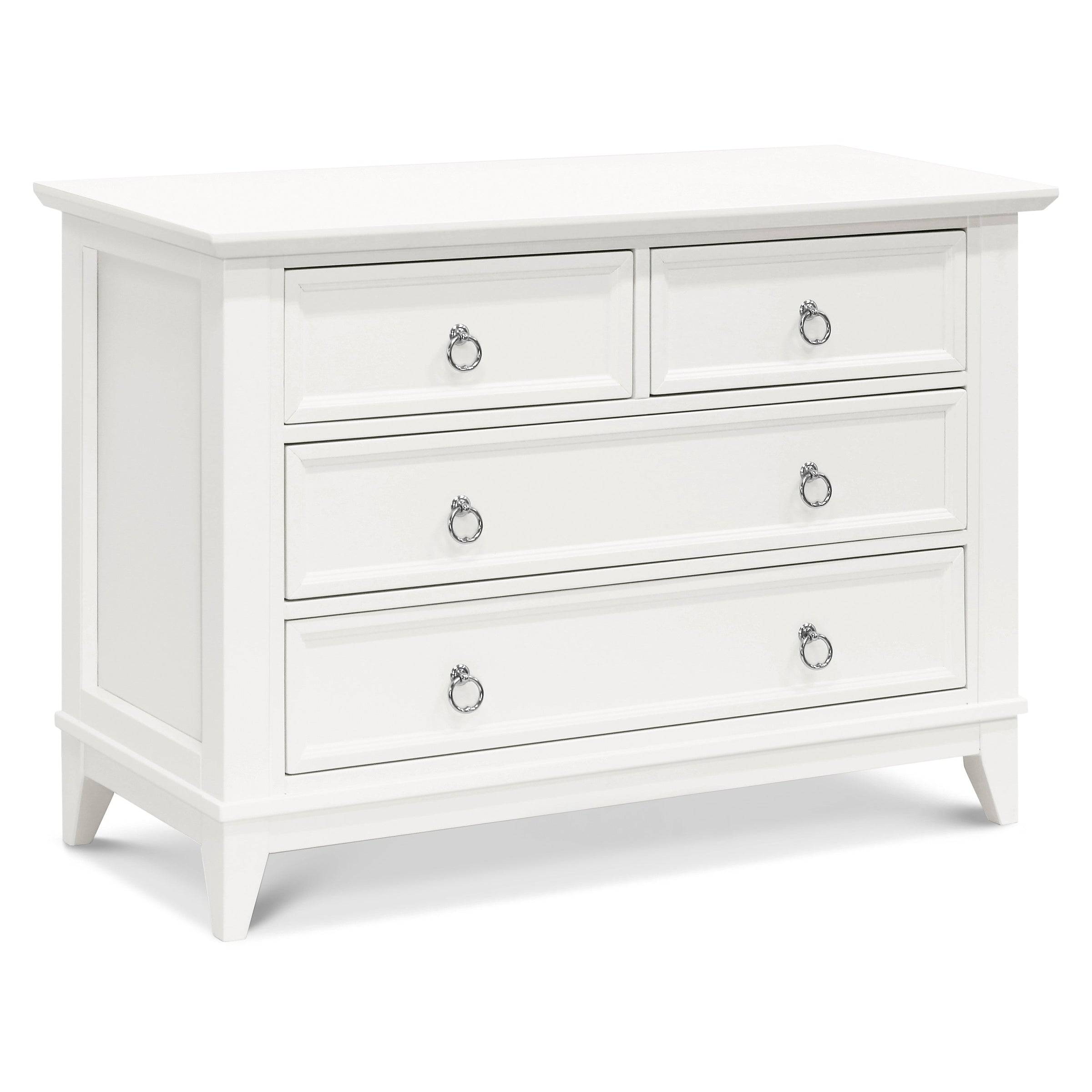 M10716RW,Emma Regency 4-Drawer Dresser in Warm White