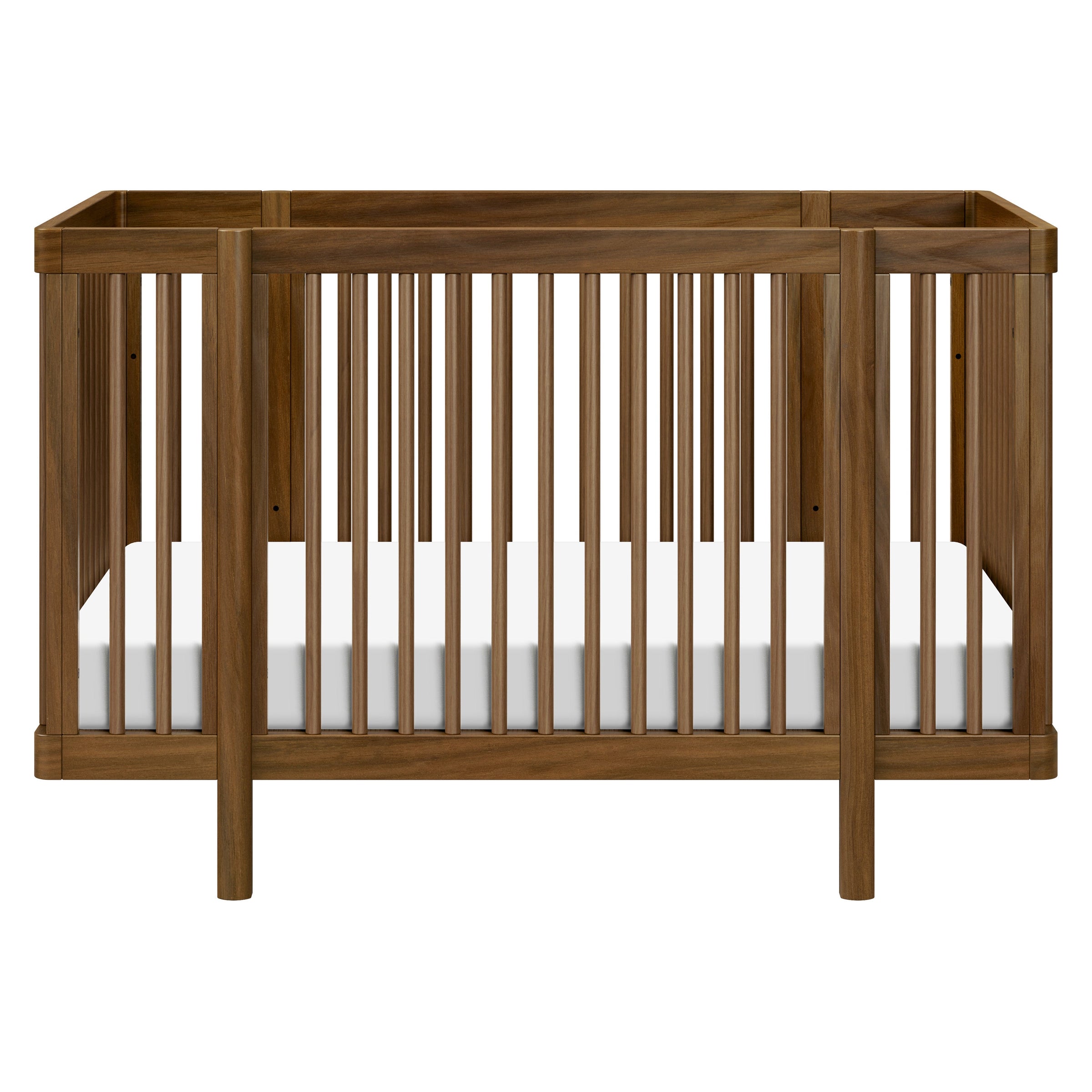 M29880NL,Pogo 8-in-1 Convertible Crib w/All-Stages Conversion Kits in Natural Walnut