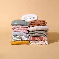 T29736MCA,Matcha Muslin Mini Crib Sheet in GOTS Certified Organic Cotton