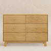 M32526HY,Hudson Modern 6-Drawer Assembled Double Dresser in Honey