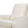 M22287WBLB,Crewe Recliner and Swivel Glider in Ivory Boucle w/Light Wood Base