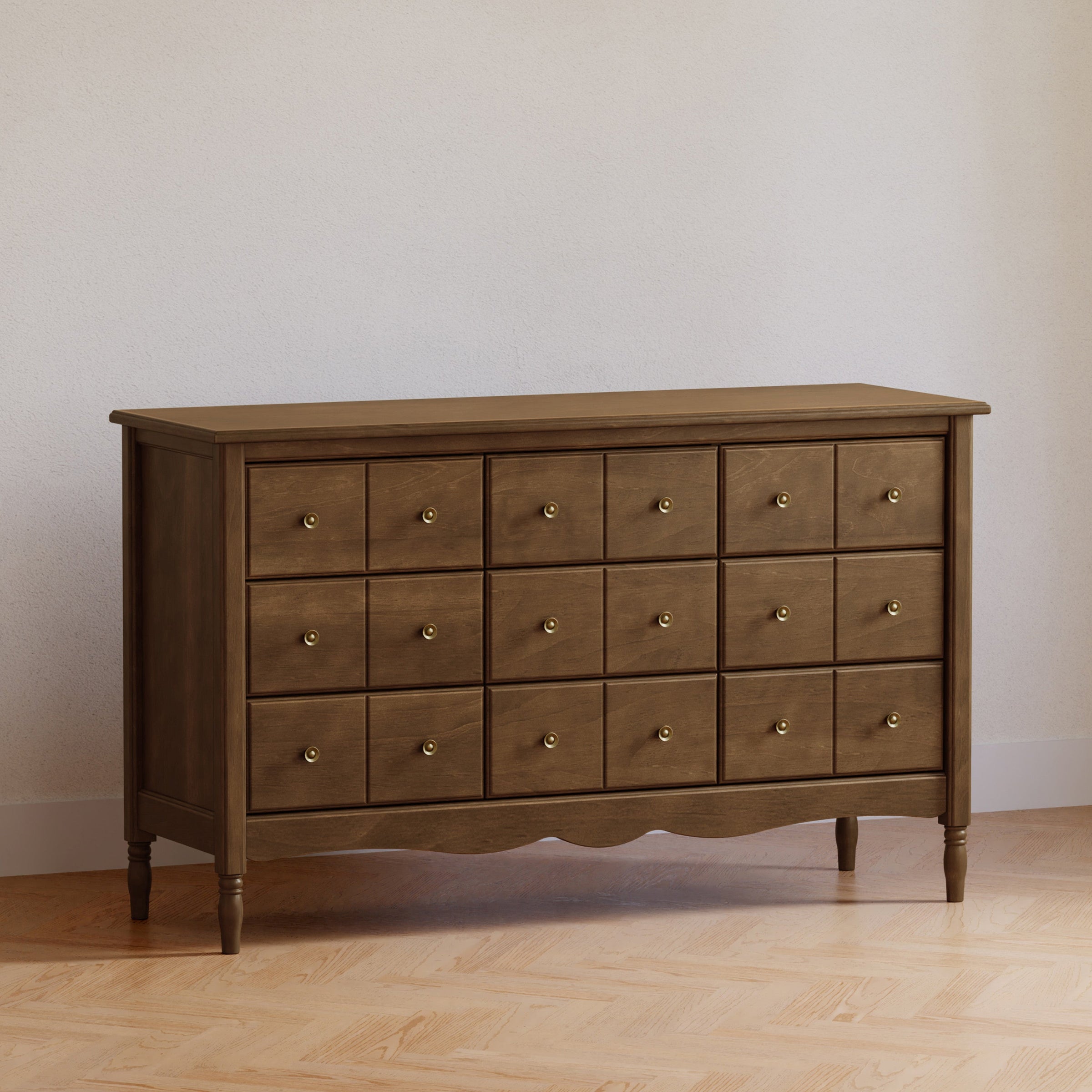 M7128NL,Liberty 9-Drawer Assembled Dresser in Natural Walnut