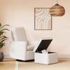 M20985PCMEW,Cali Storage Ottoman in Performance Cream Eco-Weave