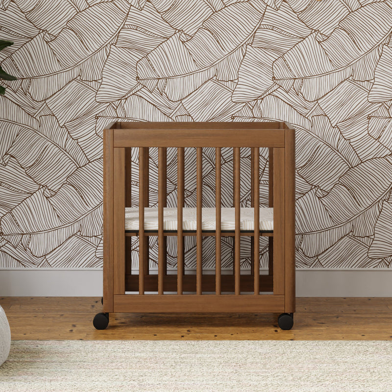 M23401NL,Yuzu 8-in-1 Convertible Crib w/All-Stages Conversion Kits in Natural Walnut