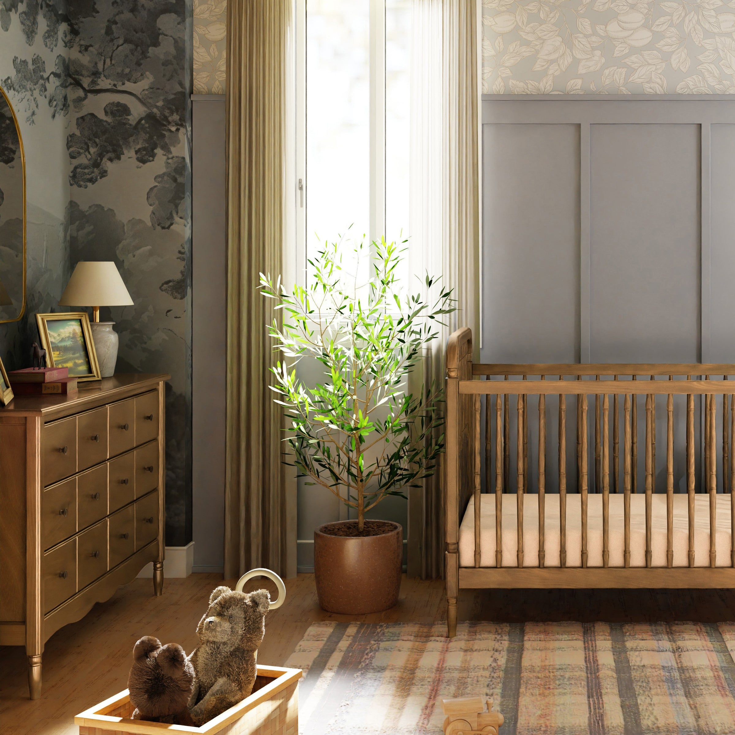 M7116NL,Liberty 6-Drawer Assembled Dresser in Natural Walnut