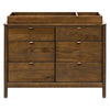M25616NL,Bondi 6-Drawer Assembled Dresser in Natural Walnut