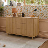M29816BD,Pogo Tambour Assembled Dresser in Blonde