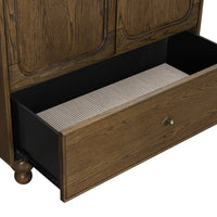 M33329TE,Nate Berkus x Babyletto Astre Assembled Armoire in Toffee