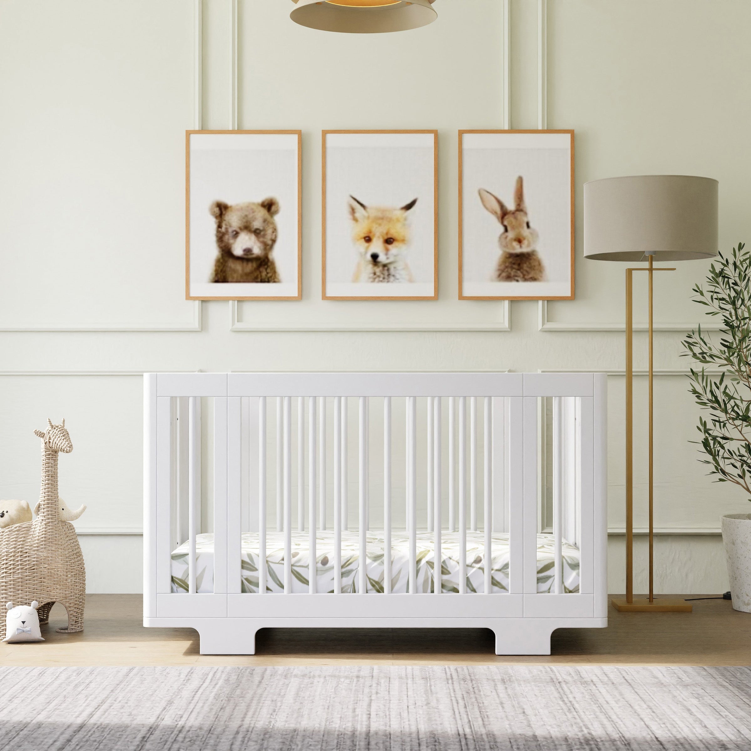 M23401W,Yuzu 8-in-1 Convertible Crib w/All-Stages Conversion Kits in White