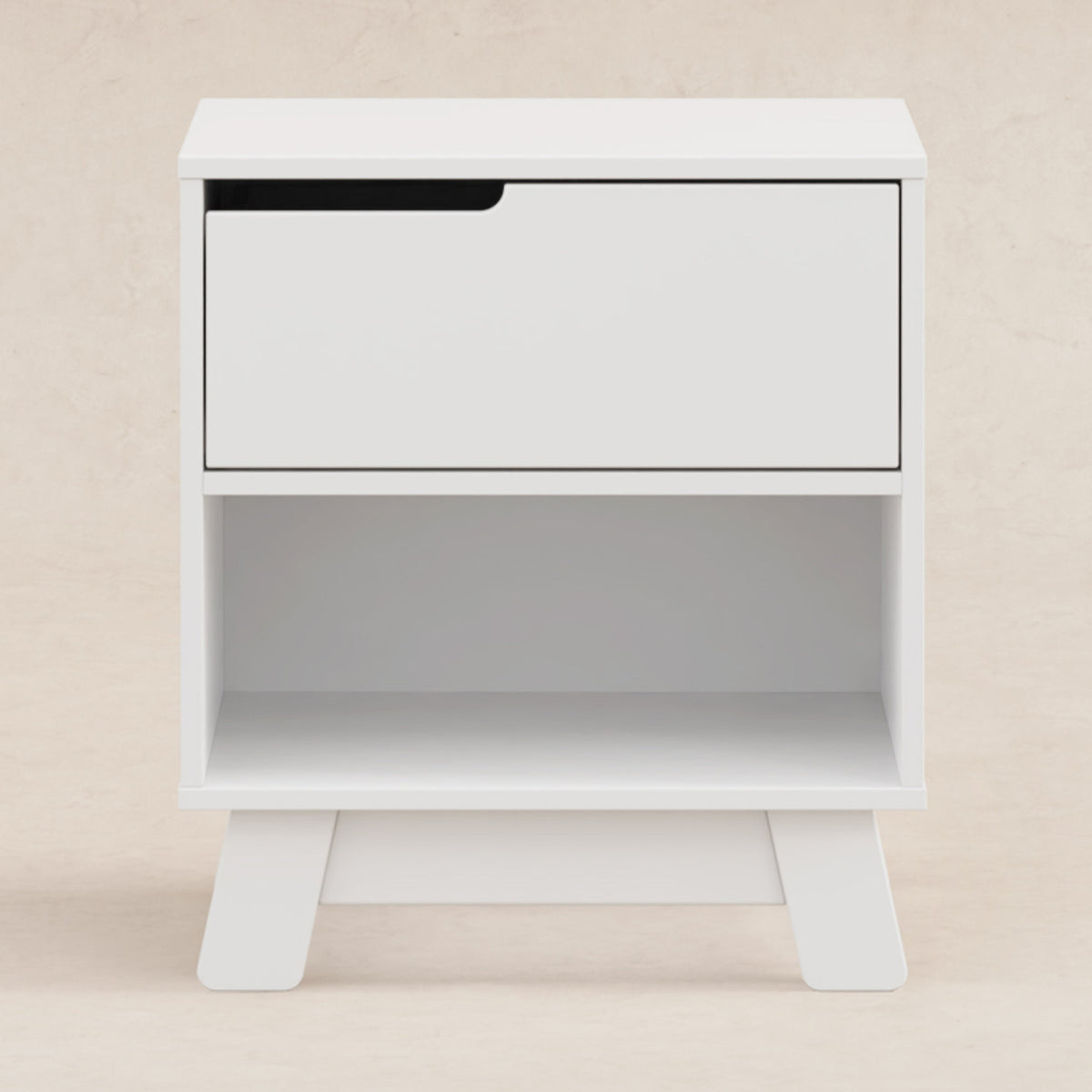 M4260W,Hudson Nightstand with USB Port in White