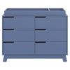 M4216CVB,Hudson 6-Drawer Double Dresser  Assembled in Cove Blue