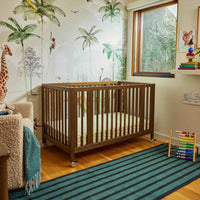 M30880NL,Rolli 9-in-1 Convertible All-Stages?? Crib w/ Bassinet & Toddler Bed Kits in Natural Walnut