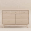 M15916TPE,Palma 7-Drawer Double Dresser  Assembled in Taupe