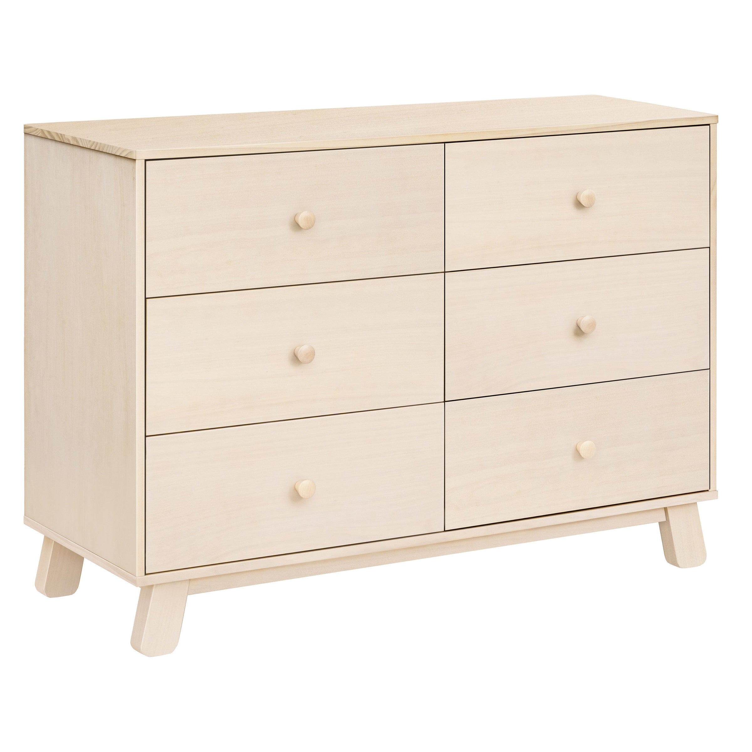 M32526NX,Hudson Modern 6-Drawer Assembled Double Dresser in Washed Natural