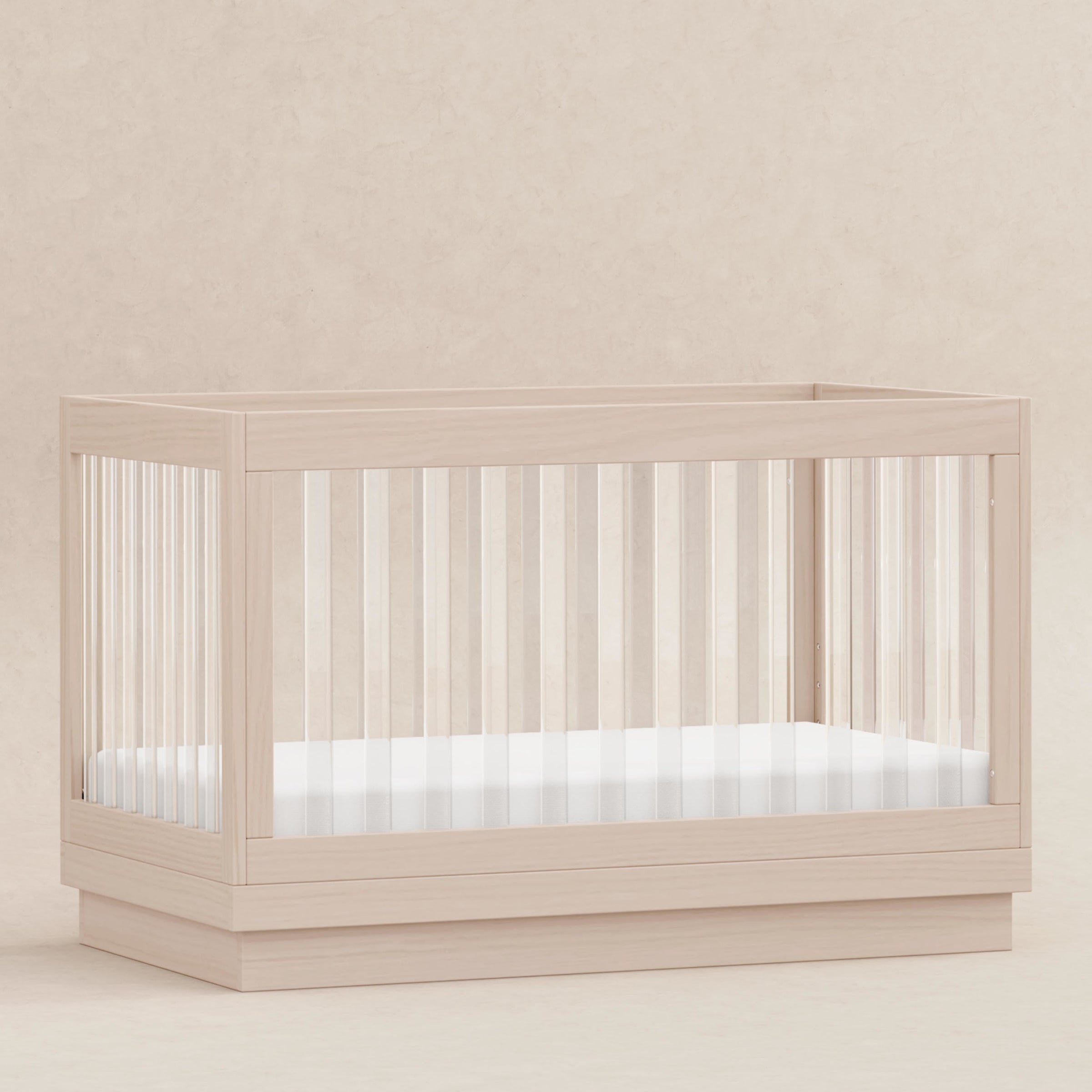 M8601KNX,Harlow 3-in-1 Convertible Crib w/Toddler Bed Conversion Kit in Washed Natural/