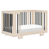 M23401NXB,Yuzu 8-in-1 Convertible Crib w/All-Stages Conversion in Washed Natural/Black