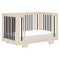 M23401NXB,Yuzu 8-in-1 Convertible Crib w/All-Stages Conversion in Washed Natural/Black