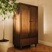 M33329TE,Nate Berkus x Babyletto Astre Assembled Armoire in Toffee