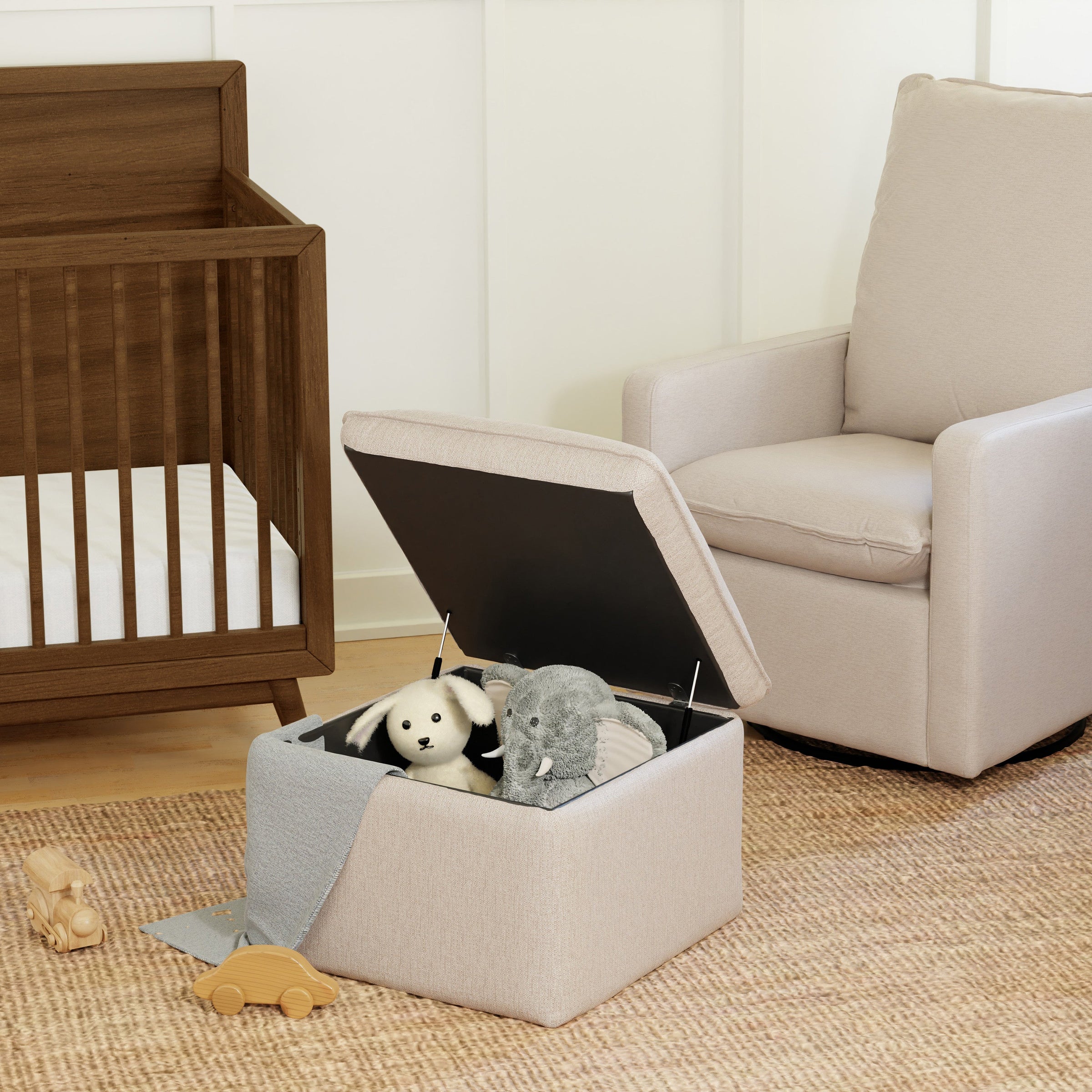 M20985PBEW,Cali Storage Ottoman in Performance Beach Eco-Weave