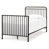 M15398UR,Winston 4-in-1 Convertible Mini Crib in Vintage Iron