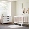M4201WNX,Hudson 3-in-1 Convertible Crib w/ToddlerBedConversionKit in White/Washed Natural