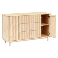 M29816BD,Pogo Tambour Assembled Dresser in Blonde
