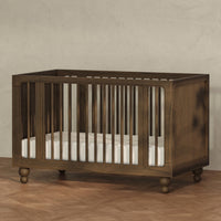 M33380TE,Nate Berkus x Babyletto Astre All-Stages Crib w/Bassinet & Toddler Bed Kits in Toffee