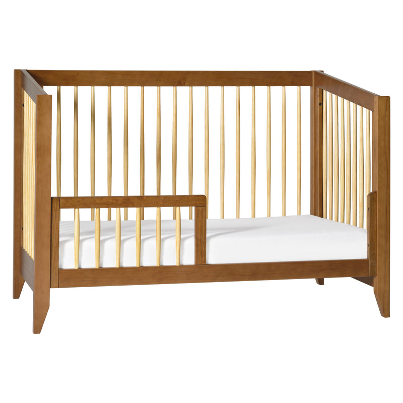 M10301CTN,Sprout 4-in-1 Convertible Crib w/Toddler Bed Conversion Kit in Chestnut&Natural