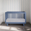 M4201CVB,Hudson 3-in-1 Convertible Crib w/Toddler Bed Conversion Kit in Cove Blue