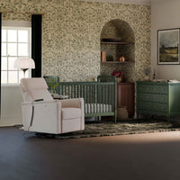 M17183PBEW,Willa Deluxe Power Glider Recliner w/Heat&Massage in Performance Beach Eco-Weave