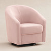 M5887BPV,Madison Swivel Glider in Blush Pink Velvet