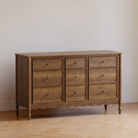 M32328NL,Ambrosia 9-Drawer Assembled Dresser in Natural Walnut